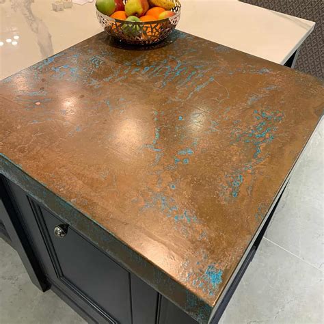 aged copper sheet metal|pre made copper countertops.